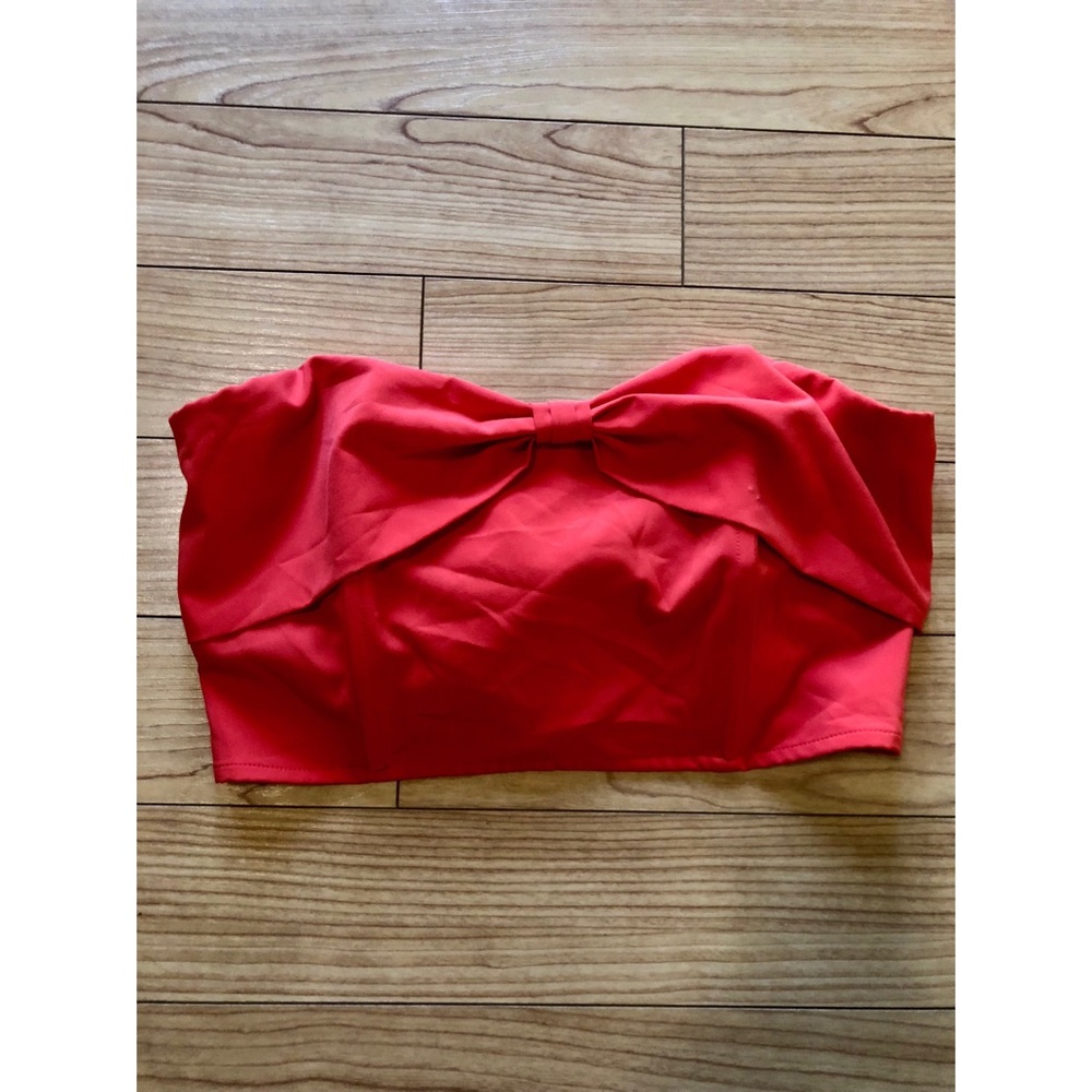 Coral Crop Top